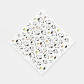 Snoopy & Woodstock Pattern Servet (Hoek)