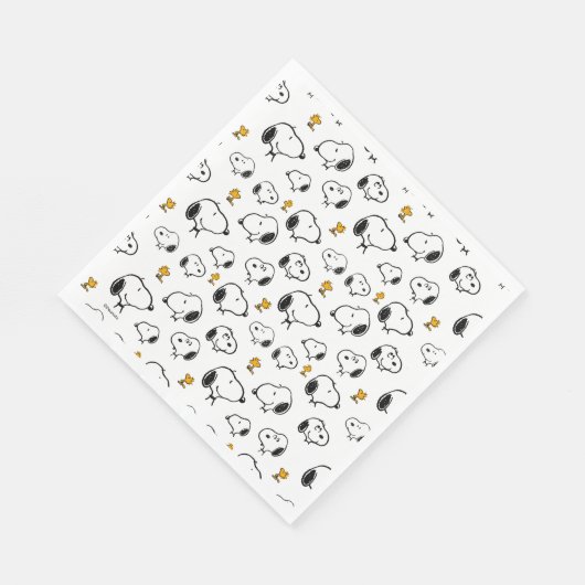 Snoopy & Woodstock Pattern Servet (Hoek)