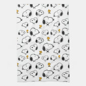 Snoopy & Woodstock Pattern Theedoek (Verticaal)