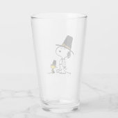 Snoopy & Woodstock Pilgrim Glas (Achterkant)
