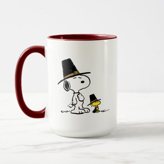 Snoopy & Woodstock Pilgrim Mok (Links)