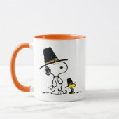 Snoopy & Woodstock Pilgrim Mok (Links)