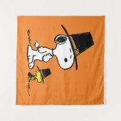 Snoopy & Woodstock Pilgrim Wandkleed (Voorkant (horizontaal))