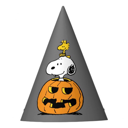 Snoopy & Woodstock Pumpkin Feesthoedjes (Voorkant)