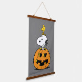 Snoopy & Woodstock Pumpkin Hangend Wandkleed (Gebogen)