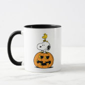 Snoopy & Woodstock Pumpkin Mok (Links)