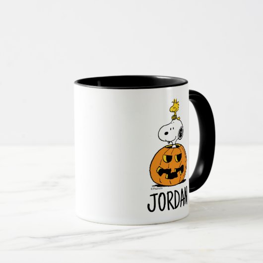 Snoopy & Woodstock Pumpkin Mok (Voorkant rechts)
