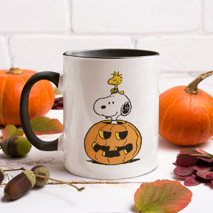 Snoopy & Woodstock Pumpkin Mok