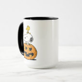 Snoopy & Woodstock Pumpkin Mok (Voorkant links)