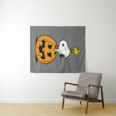 Snoopy & Woodstock Pumpkin Wandkleed (In Situ (horizontaal))
