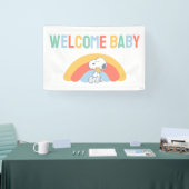 Snoopy & Woodstock Rainbow Baby Shower  Banner (Beurs)