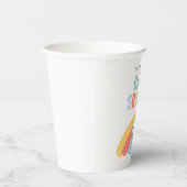 Snoopy & Woodstock Rainbow Baby Shower Paper Cups Papieren Bekers (Rechts)