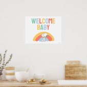 Snoopy & Woodstock Rainbow Baby Shower Poster (Keuken)