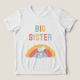 Snoopy & Woodstock Rainbow Baby Shower Tri-Blend S Tri-Blend Shirt