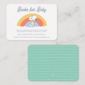 Snoopy & Woodstock Rainbow Books for Baby Enclosur Informatiekaartje (Voorkant / Achterkant)