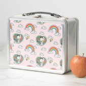 Snoopy & Woodstock Regenboog Hart Patroon (In situ)