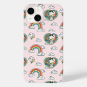 Snoopy & Woodstock Regenboog Hart Patroon Case-Mate iPhone Case (Achterkant)