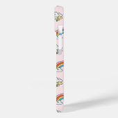 Snoopy & Woodstock Regenboog Hart Patroon Case-Mate iPhone Case (Achterkant / Links)