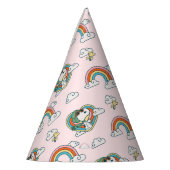 Snoopy & Woodstock Regenboog Hart Patroon Feesthoedjes (Links)