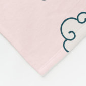 Snoopy & Woodstock Regenboog Hart Patroon Fleece Deken (Hoek)