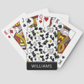 Snoopy & Woodstock Schaduw Patroon Speelkaarten (Achterkant)