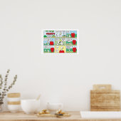 Snoopy & zijn broers Andy & Olaf Poster (Keuken)