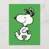 Snoopy, zo zoet bloempatroon briefkaart (Voorkant)