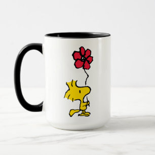 Snoopy, zo zoet bloempatroon mok