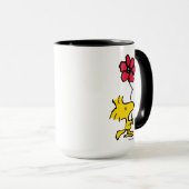 Snoopy, zo zoet bloempatroon mok (Voorkant rechts)