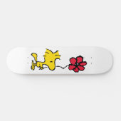 Snoopy, zo zoet bloempatroon persoonlijk skateboard (Horizontaal)