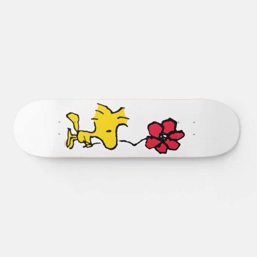 Snoopy, zo zoet bloempatroon persoonlijk skateboard (Horizontaal)