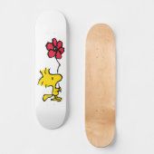 Snoopy, zo zoet bloempatroon persoonlijk skateboard (Voorkant)