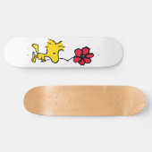 Snoopy, zo zoet bloempatroon persoonlijk skateboard (Horizontaal)