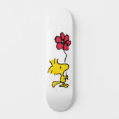 Snoopy, zo zoet bloempatroon persoonlijk skateboard (Voorkant)