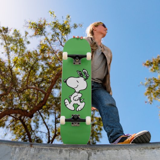 Snoopy, zo zoet bloempatroon persoonlijk skateboard (Buiten 1)