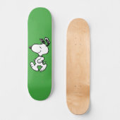 Snoopy, zo zoet bloempatroon persoonlijk skateboard (Voorkant)