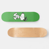 Snoopy, zo zoet bloempatroon persoonlijk skateboard (Horizontaal)