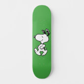 Snoopy, zo zoet bloempatroon persoonlijk skateboard (Voorkant)