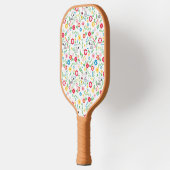 Snoopy, zo zoet bloempatroon pickleball paddle (Links)