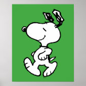 Snoopy, zo zoet bloempatroon poster (Voorkant)