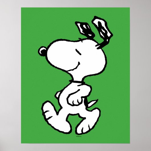 Snoopy, zo zoet bloempatroon poster (Voorkant)