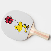 Snoopy, zo zoet bloempatroon tafeltennisbatje (Zijkant)