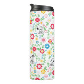 Snoopy, zo zoet bloempatroon thermosbeker (Geroteerd rechts)