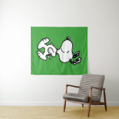 Snoopy, zo zoet bloempatroon wandkleed (In Situ (horizontaal))