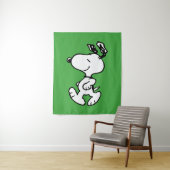 Snoopy, zo zoet bloempatroon wandkleed (In situ)