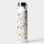 Snoopy, zo zoet bloempatroon waterfles<br><div class="desc">Kijk eens naar dit superschattige ontwerp met Snoopy in een helder, bloemig tuinpatroon.</div>