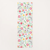 Snoopy, zo zoet bloempatroon yogamat (Voorkant)