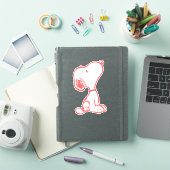 Snoopy-zoete ventilator sticker (iPad Cover)
