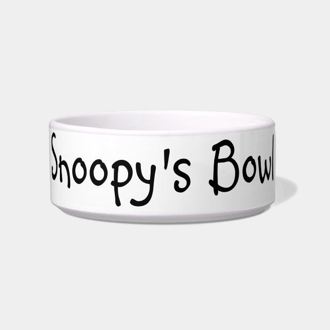 Snoopy's Bowl Voerbakje (Voorkant)