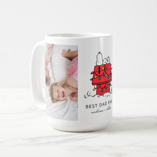 Snoopy's Christmas Doghouse | Beste pap - Foto Koffiemok (Voorkant links)